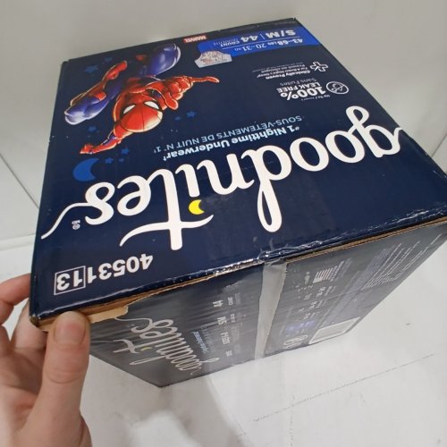 44PK GOODNITES BOYS' DISPOSABLE NIGHTTIME UNDERWEAR - S/M - SPIDERMAN image 5