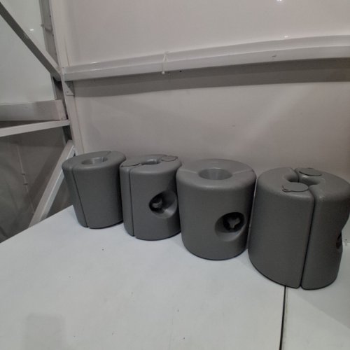 4PK ABCCANOPY OUTDOOR TENT WEIGHT DRUM FILL WITH WATER - GREY (MODEL: SH01) image 2