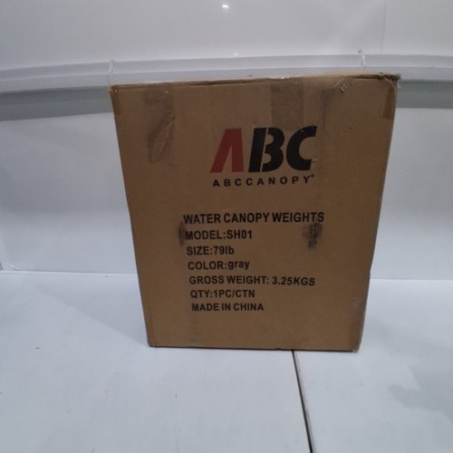 4PK ABCCANOPY OUTDOOR TENT WEIGHT DRUM FILL WITH WATER - GREY (MODEL: SH01) image 4
