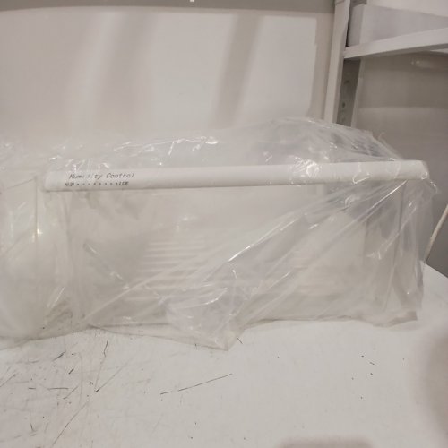 2PC FRIDGE CRISPER DRAWERS WITH HUMIDITY CONTROL - COMPATIBLE WITH WHIRLPOOL KENMORE REFRIGERATOR - CLEAR/WHITE (MODEL: 2188656/2188664) image 3