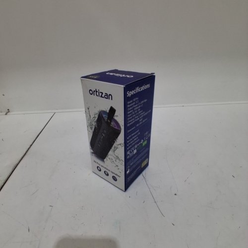 ORTIZAN WATERPROOF PORTABLE BLUETOOTH SPEAKER - RGB LIGHTS- 30 HOURS OF PLAY TIME - BLACK (X10) image 6