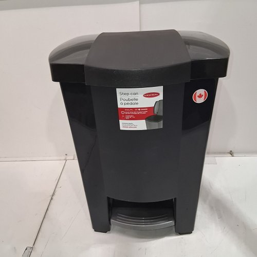 MISTRAL STEP-ON GARBAGE CAN - 5 GAL - BLACK image 2