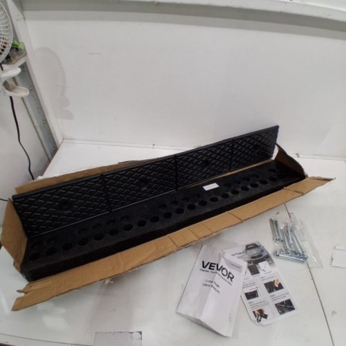 2PK RUBBER CURB RAMP - 38" X 6" - 2" RISE - BLACK image 2