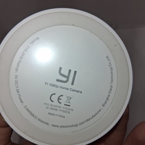YI INDOOR SMART DETECTION HOME SECURITY CAMERA - 1080P - WHITE (MODEL: YHS.2016) image 5