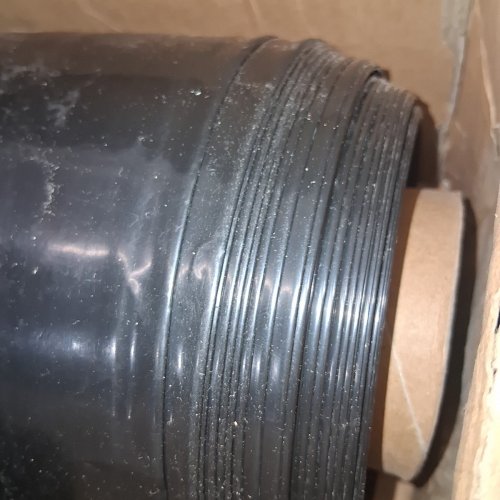 PLASTIC SHEETING ROLL - 100FT - BLACK image 2