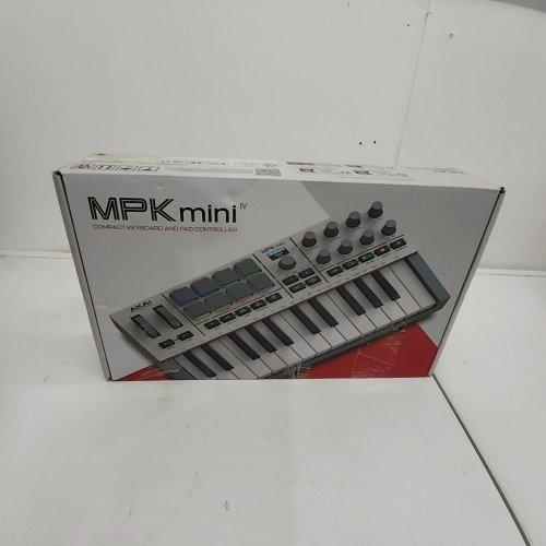 AKAI MPK MINI IV COMPACT KEYBOARD AND PAD CONTROLLER - WHITE (MODEL: MPK MINI IV) image 4
