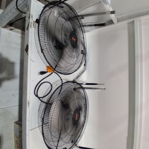 2PK XCITY 3-SPEED METAL INDUSTRIAL FLOOR FAN - 20" - BLACK (MODEL: HIFANXFLOOR20) image 2