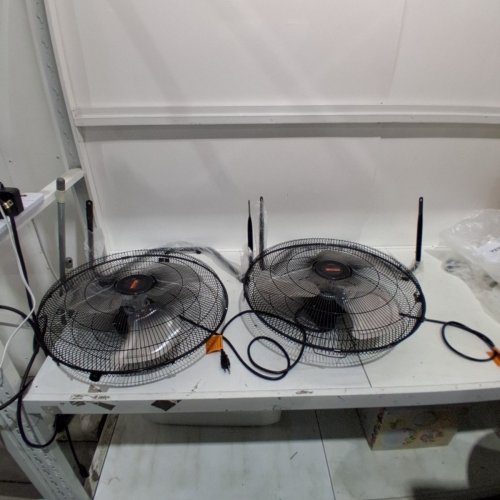 2PK XCITY 3-SPEED METAL INDUSTRIAL FLOOR FAN - 20" - BLACK (MODEL: HIFANXFLOOR20) image 3