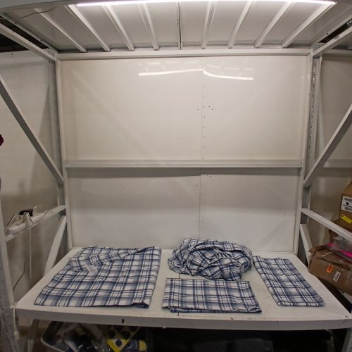 2PC JP FERNANDES PORTUGUESE FLANNEL SHEET SET- KING -BLUE/WHITE - (MODEL:2906663) image 2