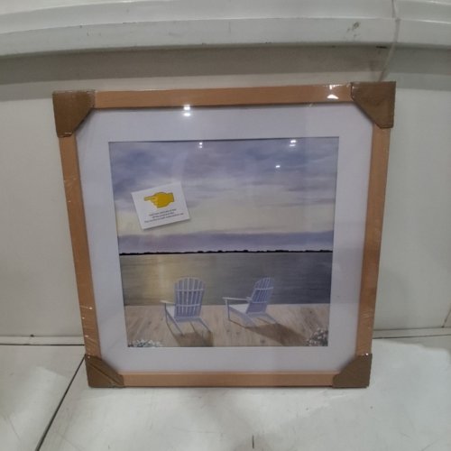 VNVNK WOOD SQUARE FRAME - 18" X 18" WITHOUT MAT - 14" X 14" WITH MAT - NATURAL WOOD (MODEL: NATURAL-18 X 18-1PACK) image 3