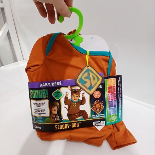RUBIES SCOOBY-DOO "SCOOB" BABY COSTUME - 6-12 M - BROWN image 2