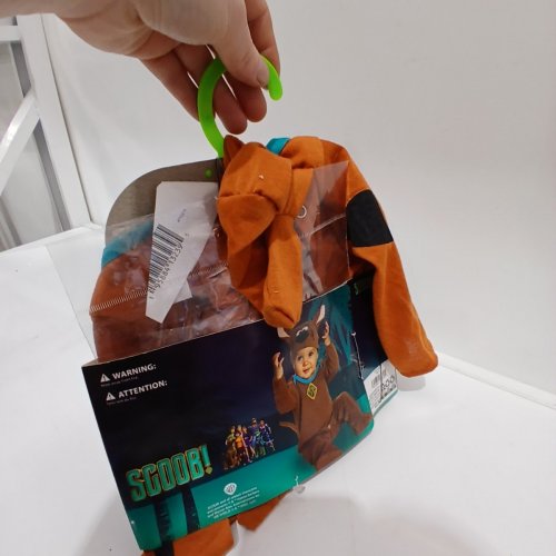 RUBIES SCOOBY-DOO "SCOOB" BABY COSTUME - 6-12 M - BROWN image 3