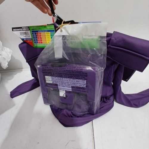KID'S DISGUISE MINECRAFT ENCHANTED DIAMOND ARMOR COSTUME - SMALL (4-6) - PURPLE image 3