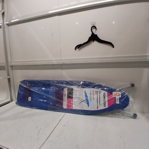 T LEG PORTABLE FOLDING IRONING BOARD - 53"X 35.5" - BLUE/WHITE image 4