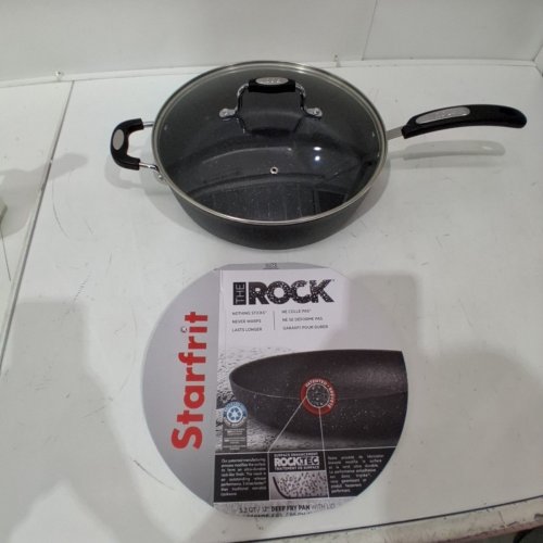STARFRIT THE ROCK 5QT/12" DEEP FRY PAN WITH LID image 2