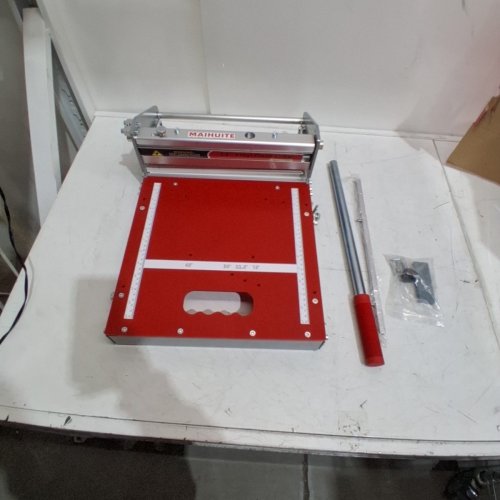 MAIHUITE PROFESSIONAL VINYL FLOORING CUTTER WITH ADJUSTABLE ANGLES - 17MM THICK - 13" - RED-(MODEL:LFC-300 PRO) image 2
