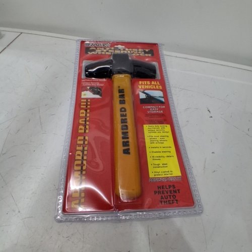 RALLY ANTI THEFT CAR STEERING WHEEL LOCK - YELLOW/BLACK (MODEL:4519) image 2