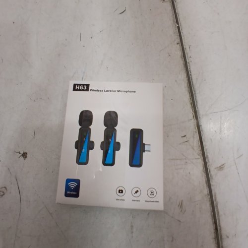 2PK TYPE-C CONNECTION WIRELESS LAVALIER MICROPHONES - BLACK - (MODEL: H63) image 4