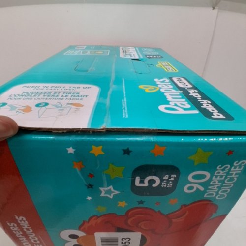 90PK PAMPERS BABY DRY ULTRA DISPOSABLE BABY DIAPERS - SIZE 5 (27+LB) image 3