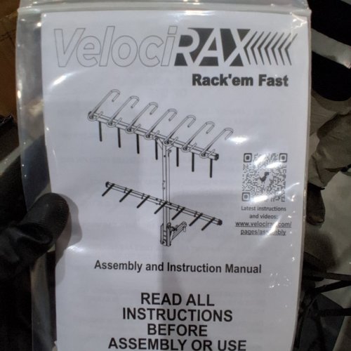 VELOCIRAX HITCH ASSEMBLY AND DAMPERS FOR TUBE ATTACHMENTS - BLACK (MODEL: VRX100) image 3