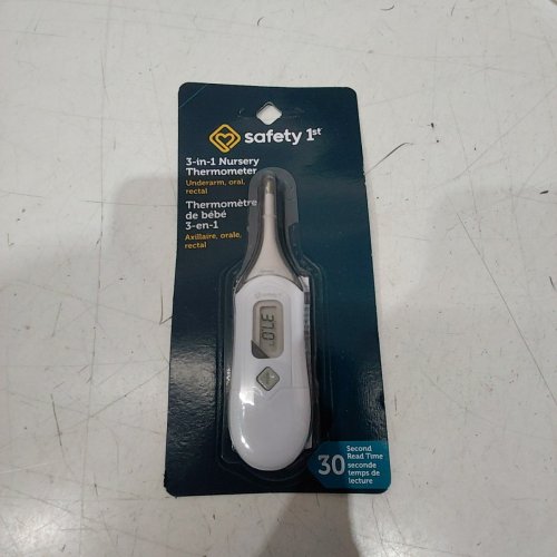 SAFETY 1ST 3-IN-1 NURSERY THERMOMETER - WHITE (MODEL: TH075) image 2