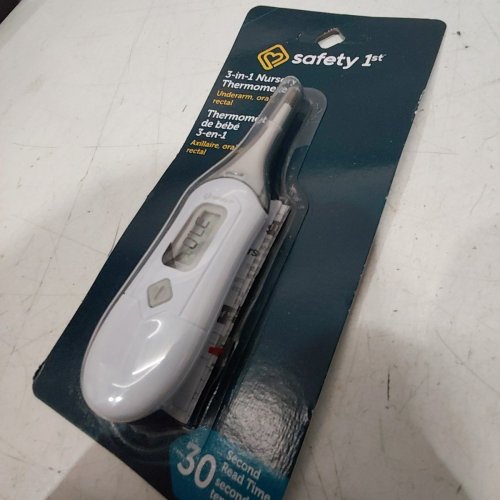 SAFETY 1ST 3-IN-1 NURSERY THERMOMETER - WHITE (MODEL: TH075) image 3