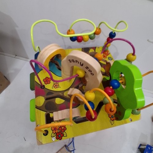 B. TOYS WOODEN ACTIVITY CUBE WITH ALPHABET EDUCATIONAL FOR TODDLERS, KIDS 1 YEAR+ - MULTICOLORED (MODEL: CH1040-01) image 3