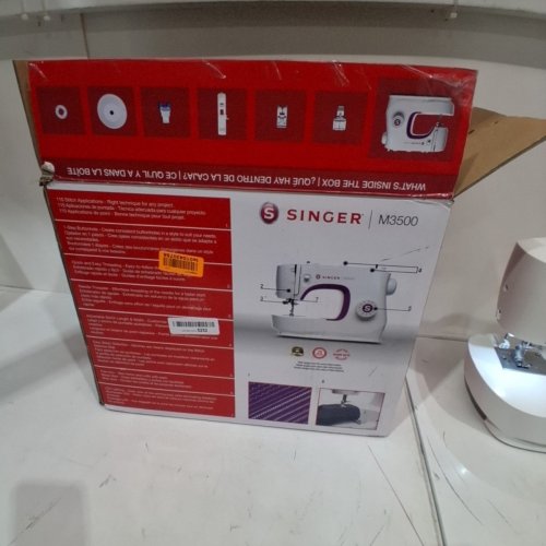 SINGER M3500 32 STITCH SEWING MACHINE - WHITE/PURPLE (MODEL: M3500) image 6