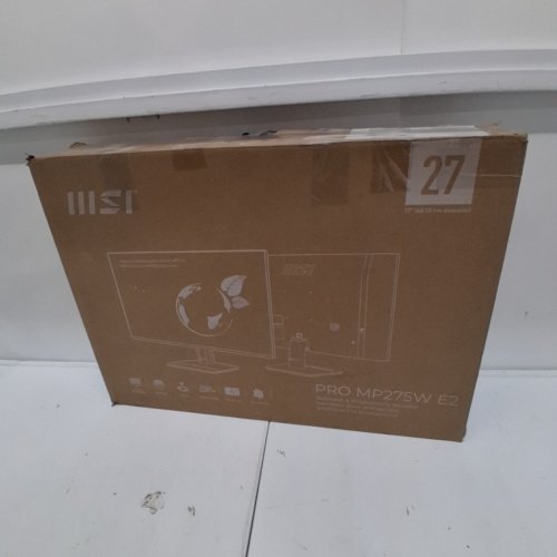 MDI PRO MP275W GAMING MONITOR - 27" | 120HZ | 1080P | 1MS DELAY - WHITE - (MODEL: 3PD3) image 5