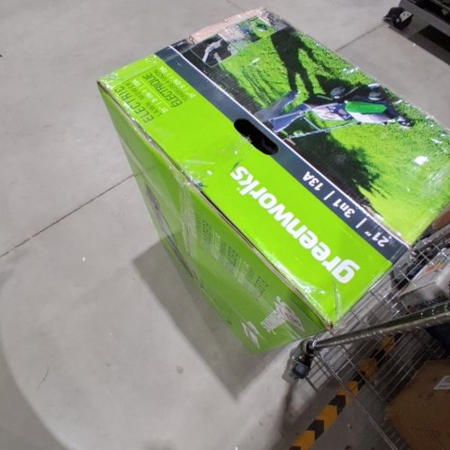 GREENWORKS ELECTRIC PUSH LAWN MOWER - 13 AMP - 21" CORD (MODEL: 25112) image 7