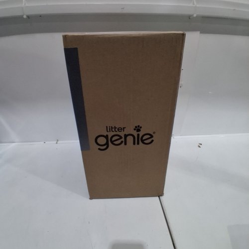 LITTER GENIE PAIL STYLE CAT LITTER WASTE DISPOSAL SYSTEM - WHITE/GREY (MODEL: 00666594210890) image 5