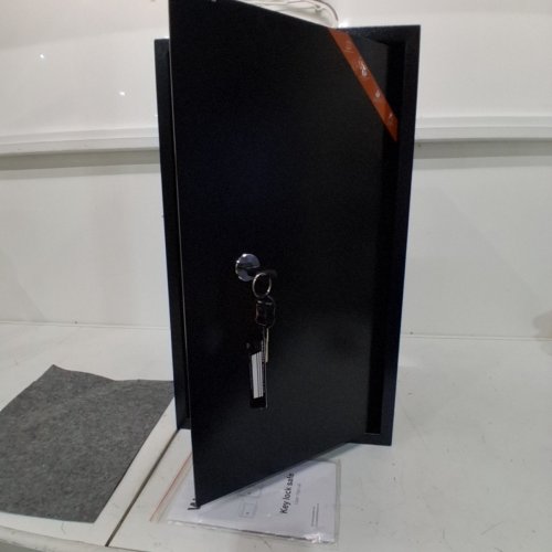 WASJOYE HEAVY DUTY KEY LOCK SAFE BOX STORAGE CABINET - 4CU.FT- BLACK (MODEL: KC) image 4