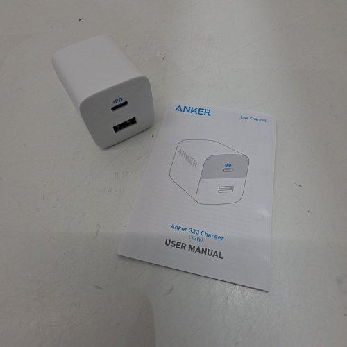 ANKER TWO-PORT USB-C & USB-A CHARGING WALL BLOCK - 32W - WHITE (MODEL: A2326) image 2