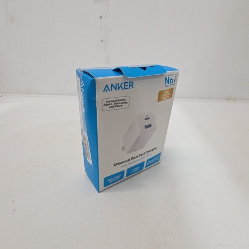 ANKER TWO-PORT USB-C & USB-A CHARGING WALL BLOCK - 32W - WHITE (MODEL: A2326) image 3