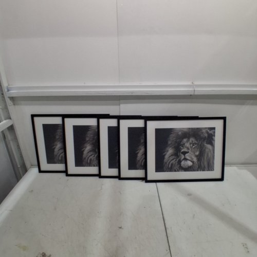 5PK WALL ART POSTER FRAMES - 20" X 16" - BLACK image 2