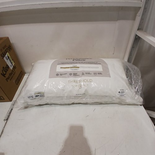 THRESHOLD MACHINE WASHABLE PERFORMANCE PILLOW - KING - WHITE image 2