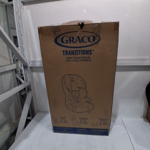 GRACO TRANZITIONS 3-IN-1 HARNESS/HIGHBACK/BACKLESS BOOSTER CAR SEAT - 100LBS MAX/CAP - PROOF/BLACK (MODEL: 2035724) image 4