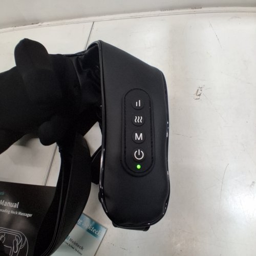 NEKTECK CORDLESS KNEADING NECK MASSAGER - 10W, 5 V, 2000 MAH - BLACK (MODEL: NK-NM09) image 2