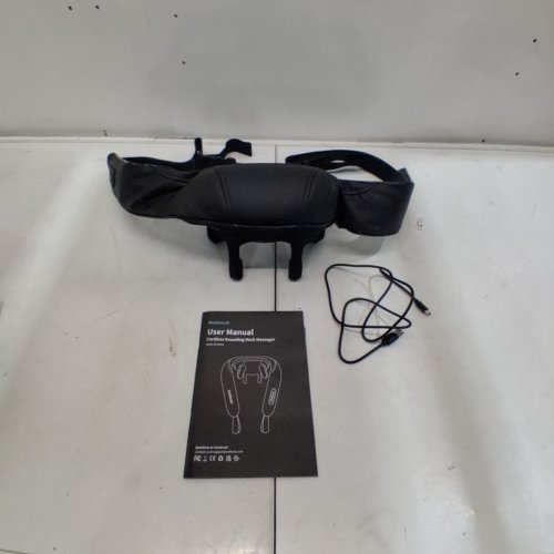 NEKTECK CORDLESS KNEADING NECK MASSAGER - 10W, 5 V, 2000 MAH - BLACK (MODEL: NK-NM09) image 3