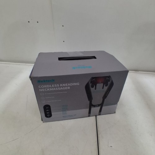 NEKTECK CORDLESS KNEADING NECK MASSAGER - 10W, 5 V, 2000 MAH - BLACK (MODEL: NK-NM09) image 6