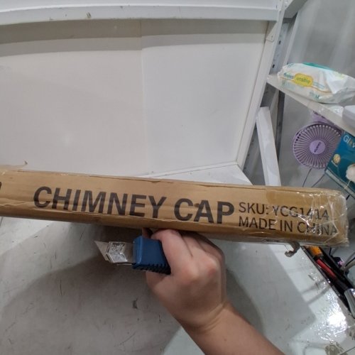 HAHAEMALL CHIMNEY CAP - 14" X 14" - BLACK image 2