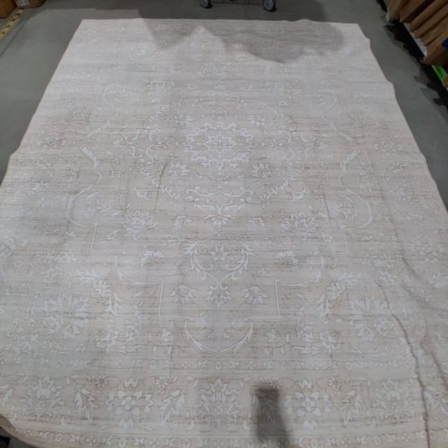 NON-SLIP FOLDABLE AREA RUG - 10FT X 8FT - BEIGE image 2