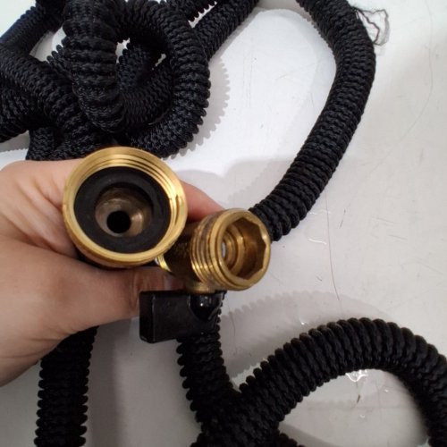 BIG BOSS XHOSE PRO HEAVY DUTY KINK FREE EXPANDABLE STANDARD GARDEN HOSE - 25FT - BLACK image 3