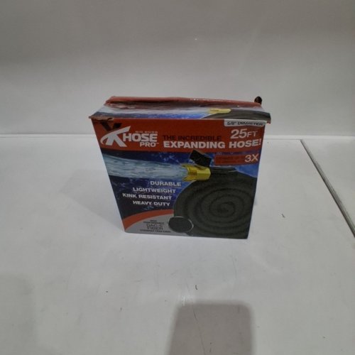 BIG BOSS XHOSE PRO HEAVY DUTY KINK FREE EXPANDABLE STANDARD GARDEN HOSE - 25FT - BLACK image 7