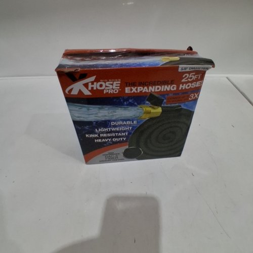 BIG BOSS XHOSE PRO HEAVY DUTY KINK FREE EXPANDABLE STANDARD GARDEN HOSE - 25FT - BLACK image 8
