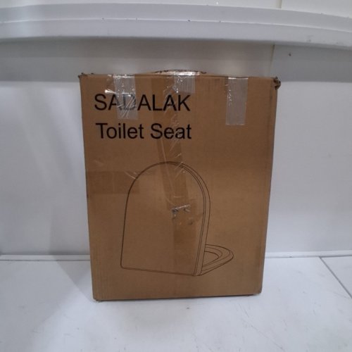 SADALAK U-SHAPE SLOW-CLOSE TOILET SEAT - 18.5" - WHITE image 4