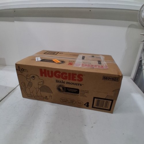 150PK HUGGIES LITTLE MOVERS DIAPERS - SIZE 4 - DISNEY BABY LION KING image 2