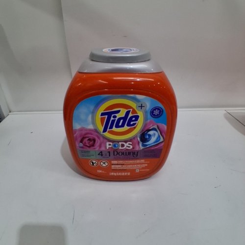 ~85PK TIDE PODS 4 IN 1 PLUS DOWNY LAUNDRY DETERGENT LIQUID PACS - APRIL FRESH (MODEL: 4645656) image 3