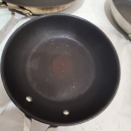 3PC JAMIE OLIVER BY TEFAL STAINLESS STEEL NON-STICK FRYING PAN SET WITH INDUCTION - 8", 9", 11" - BLACK (MODEL: E304S344) image 4