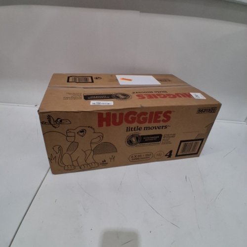 150PK HUGGIES LITTLE MOVERS DISPOSABLE DIAPERS - SIZE 4 (22-37LBS) image 2